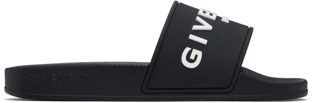 Резиновые шлепанцы для бассейна Givenchy, черный