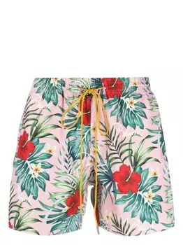 RHUDE плавки Hawaian, розовый