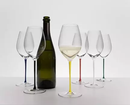 Riedel FATTO A MANO Бокал для шампанского ЖЕЛТЫЙ 1 шт. 490000Y28