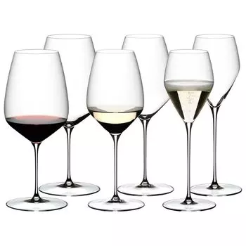 Riedel VELOCE Бокалы для вина и шампанского, 6 шт