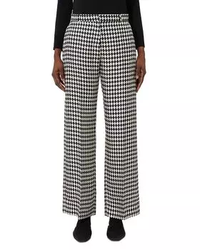 Риети Брюки с высокой посадкой из шелка Max Mara, черный