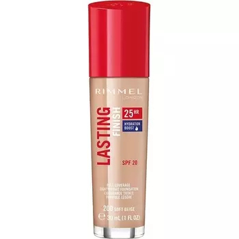 Rimmel Lasting Finish 200 Тональный крем Soft Beige 30 мл
