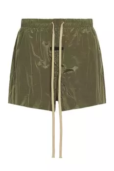 Рипстоп Беговые шорты Fear of God ESSENTIALS, цвет Military