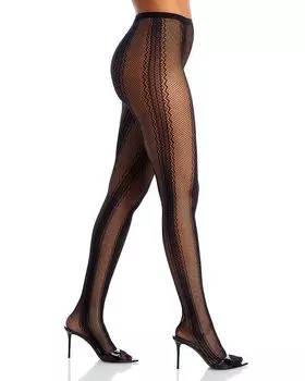 Ритуальные сетчатые колготки Falke, черный