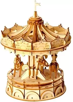 ROBOTIME Деревянный 3D-пазл - Карусель
