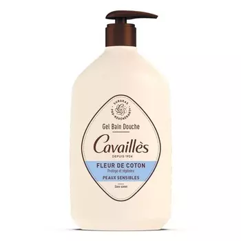 Rog Cavaills Хлопковый гель для душа для чувствительной кожи 1л Rog Cavaills