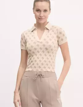 РОМБ футболка Guess, бежевый