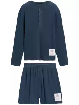 Ромпер на пуговицах JACQUEMUS, синий