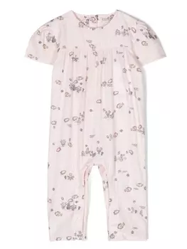 Ромпер с принтом Kenzo Kids, розовый