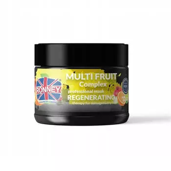 Ronney Multi Fruit Complex Professional Mask Восстанавливающая восстанавливающая маска для поврежденных волос 300мл