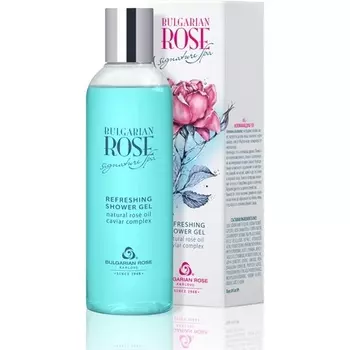 Rose Освежающий гель для душа Bulgarian Signature Spa с маслом, икрой и солью Мертвого моря 200 мл