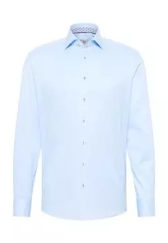 Роскошная рубашка MODERN FIT ETERNA, светло-синий