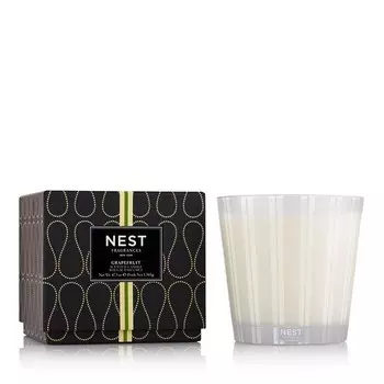 Роскошная свеча NEST Fragrances Grapefruit с 4 фитилями NEST New York, белый