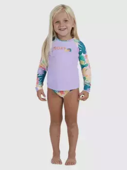 Рокси Рашгард "Райский остров" Roxy, цвет Mint Tropical Trails