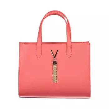 Розовая полиэтиленовая сумка Valentino Bags, розовый
