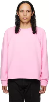 Розовая толстовка с лентами Acne Studios