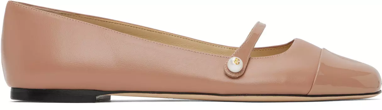 Розовые балетки Elisa Jimmy Choo
