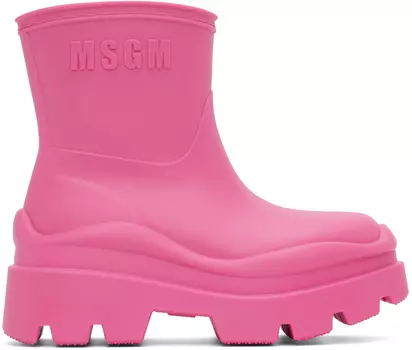 Розовые сапоги Supergomma MSGM