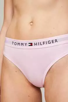 Розовые шлепанцы Tommy Hilfiger, розовый