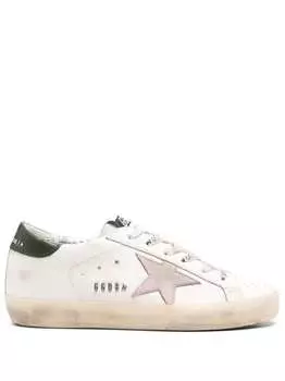 Ru Кроссовки женские Goose Golden Goose, цвет verde scuro