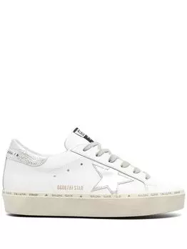 Ru Кроссовки женские Goose Golden Goose, серебряный