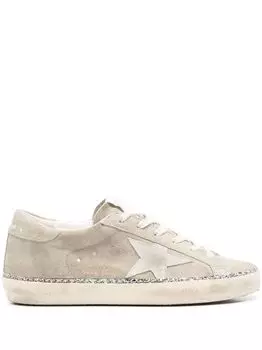 Ru Кроссовки женские Goose Golden Goose, серебряный