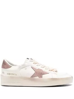 Ru Кроссовки женские Goose розовые Golden Goose