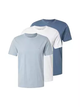 Рубашка Abercrombie & Fitch, цвет Sapphire/Dusty blue/White
