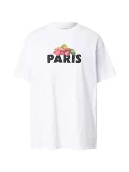 Рубашка Abercrombie & Fitch PARIS RASPBERRY, белый