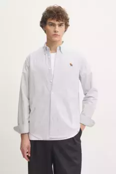 Рубашка Abercrombie & Fitch, серый