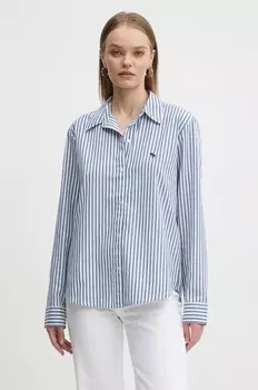 Рубашка Abercrombie & Fitch, синий