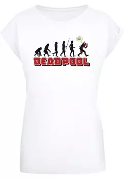 Рубашка ABSOLUTE CULT Deadpool - Evolution, белый