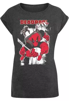 Рубашка ABSOLUTE CULT Deadpool - Max, антрацит