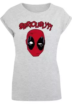 Рубашка ABSOLUTE CULT Deadpool - Seriously, серый