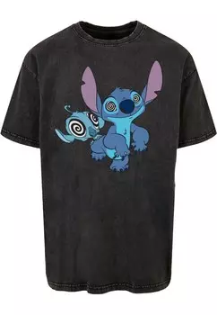 Рубашка ABSOLUTE CULT Lilo And Stitch - Hypnotized, антрацит