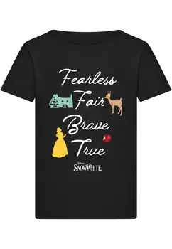 Рубашка ABSOLUTE CULT Snow White - Fearless Fair Brave True, черный
