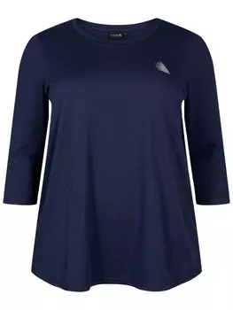 Рубашка Active by Zizzi, ночной синий