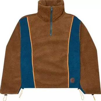 Рубашка Ader Error Fleece Victo Jacket 'Brown', коричневый