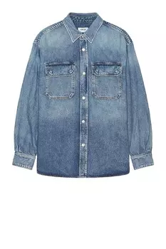 Рубашка AGOLDE Camryn Denim, цвет Swing