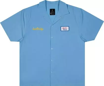 Рубашка Air Jordan x Union LA Mechanic Shirt 'Psychic Blue', синий