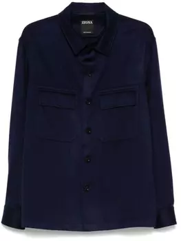 Рубашка Альба Zegna, синий