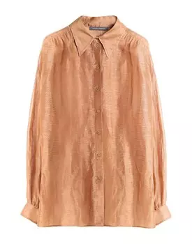 Рубашка Alberta Ferretti, коричневый