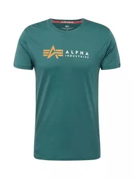 Рубашка ALPHA INDUSTRIES, изумрудный