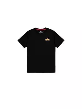 Рубашка ALPHA INDUSTRIES Puff Print, черный