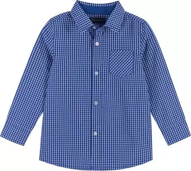 Рубашка Andy & Evan Long Sleeve Bamboo From Rayon Button-Down, цвет Blue Check
