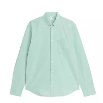 Рубашка ARKET Oxford, светло-зеленый