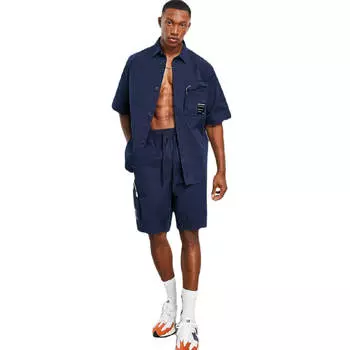 Рубашка Armani Exchange Cargo Pocket, темно-синий