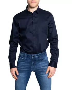 Рубашка Armani Exchange классическая, темно-синий