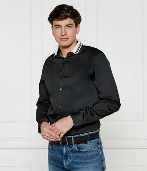 Рубашка Armani Exchange Slim Fit, черный