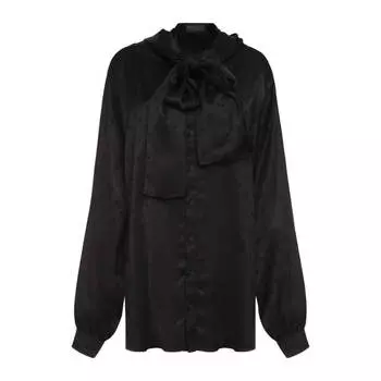 Рубашка Balenciaga Jacquard, черный